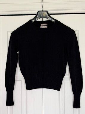 J.Crew 100% Cashmere Cropped Crew Neck Sweater